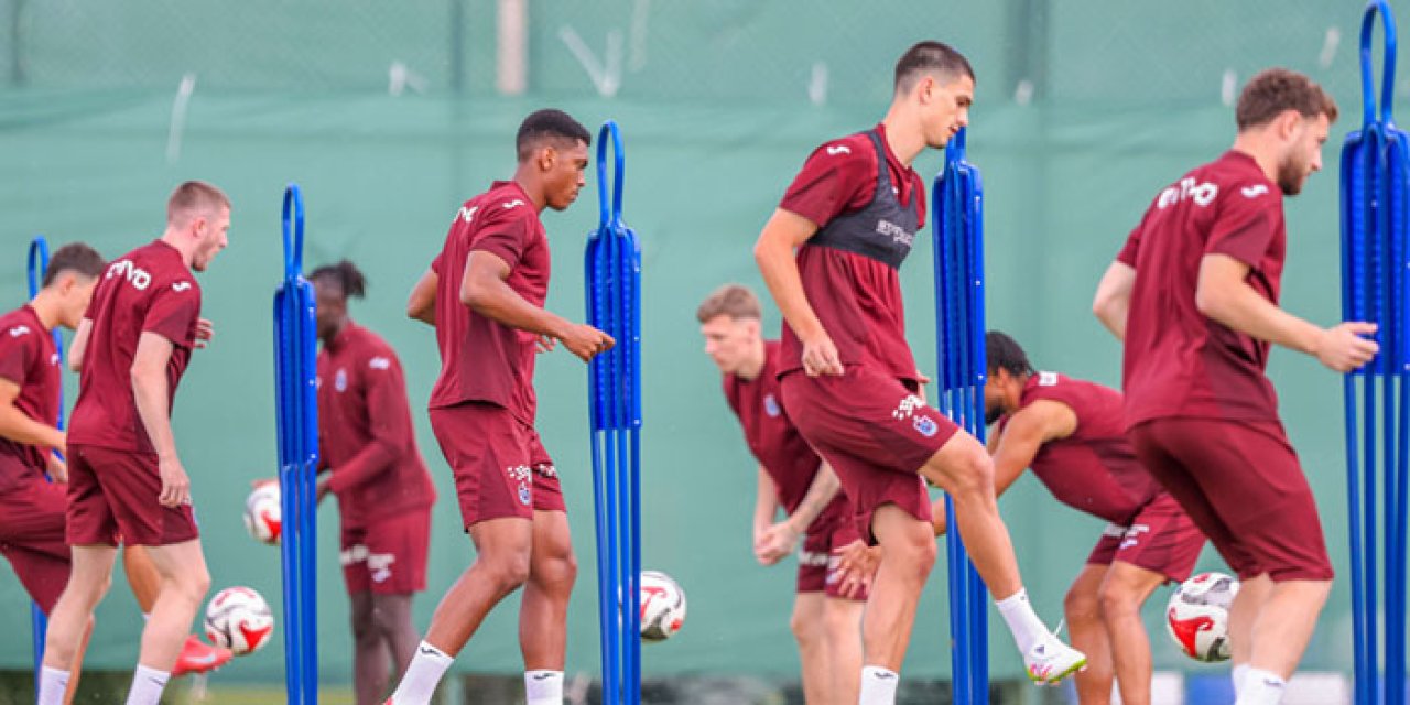 Trabzonspor yeni sezon hazırlıklarına çift antrenmanlar ile devam ediyor