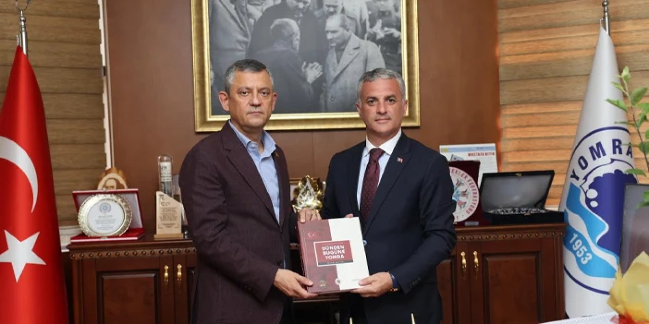 Özgür Özel'den Yomra Belediye Başkanı Mustafa Bıyık'a ziyaret
