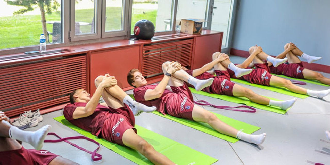 Trabzonspor'da sabah antrenmanı tamamlandı!