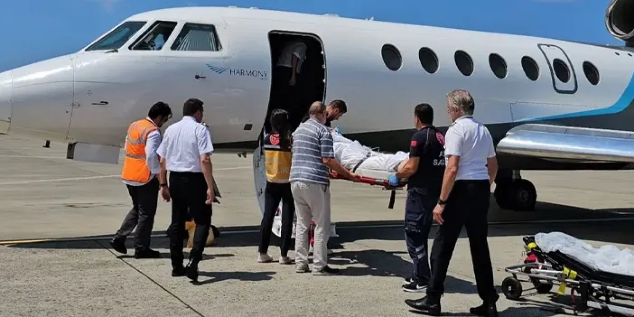 Trabzon Havalimanı'na hayat kurtaran acil iniş! 112 müdahale etti