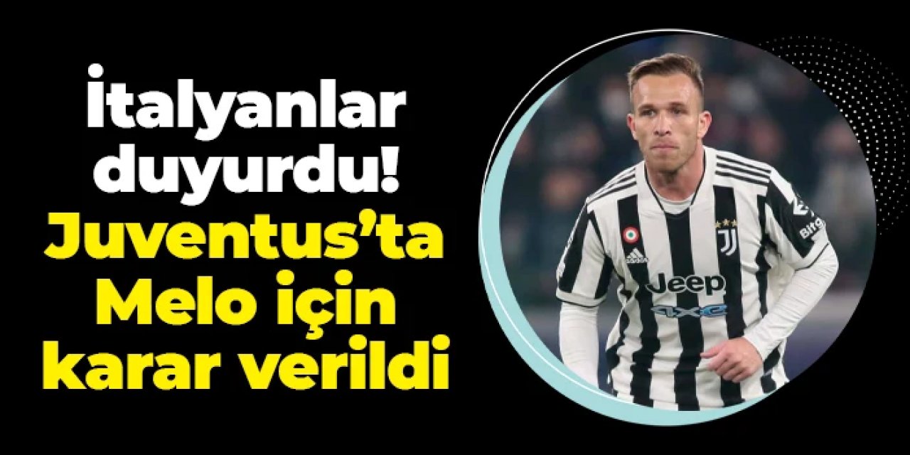 İtalyanlar duyurdu! Juventus'ta Trabzonspor ile anılan Arthur Melo için karar verildi