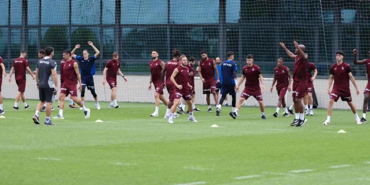 Trabzonspor'da günün ilk çalışması tamamlandı!