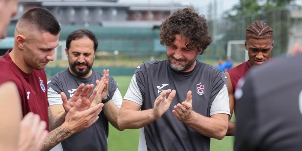 Trabzonspor'da antrenman öncesi doğum günü sürprizi!