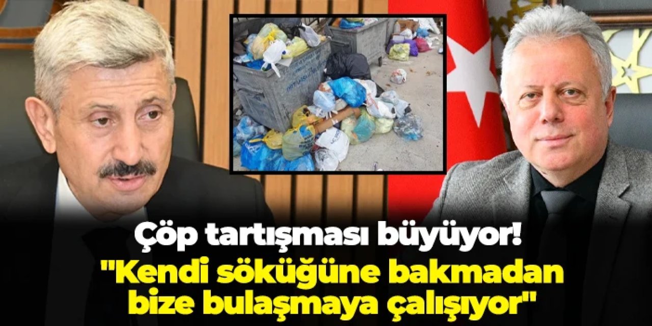 Trabzon'da çöp tartışması büyüyor! "Kendi söküğüne bakmadan bize bulaşmaya çalışıyor"