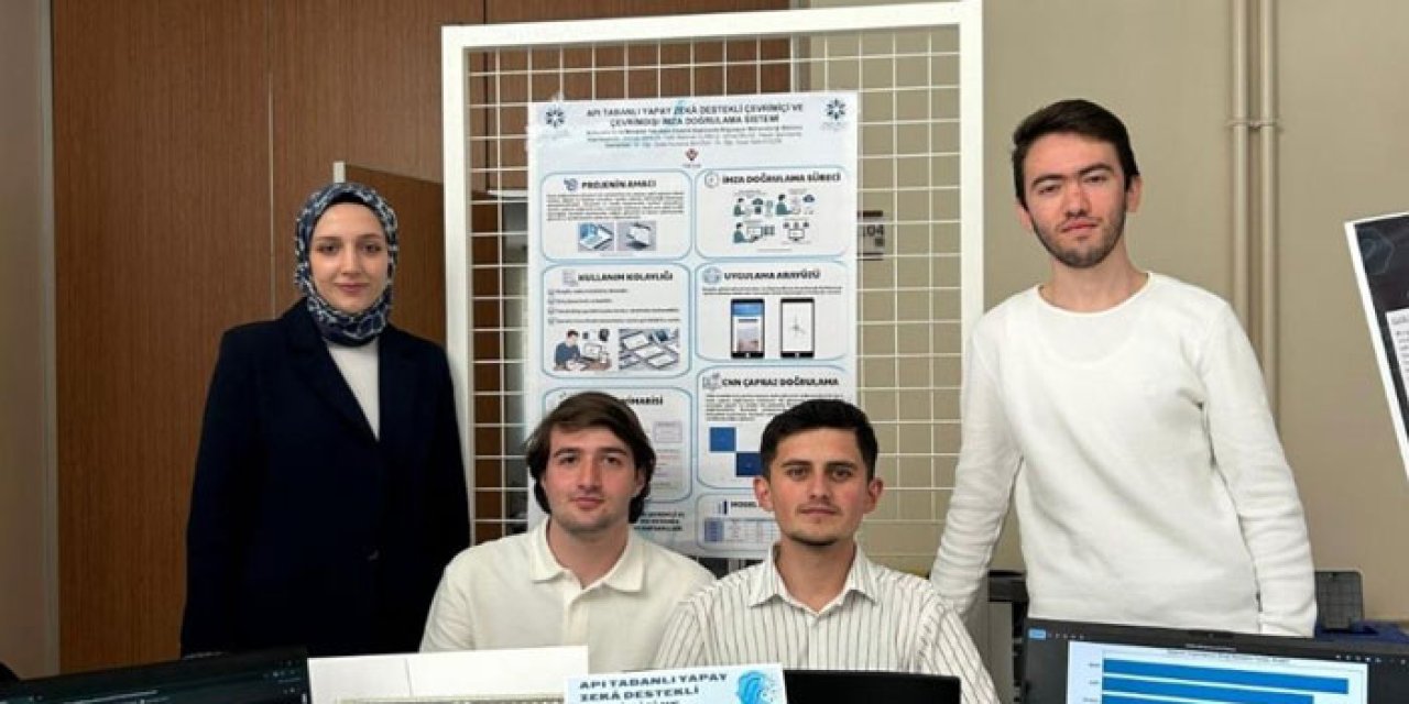 Giresun'da genç mühendislerden sahte e-imzaya yerli yazılımla çözüm