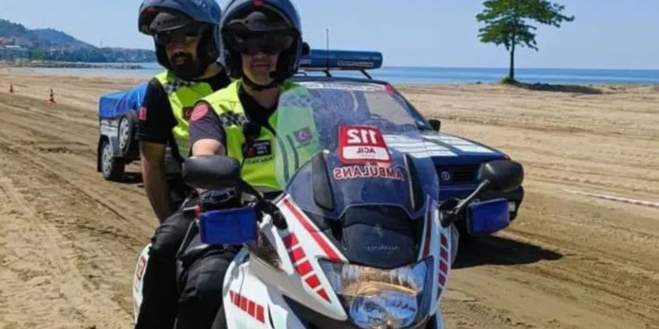 Karadeniz’in ilk motorize ambulansı Giresun’da hizmete başladı