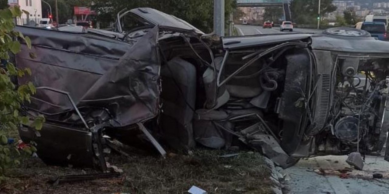 Giresun'da feci kaza! 1 kişi hayatını kaybetti