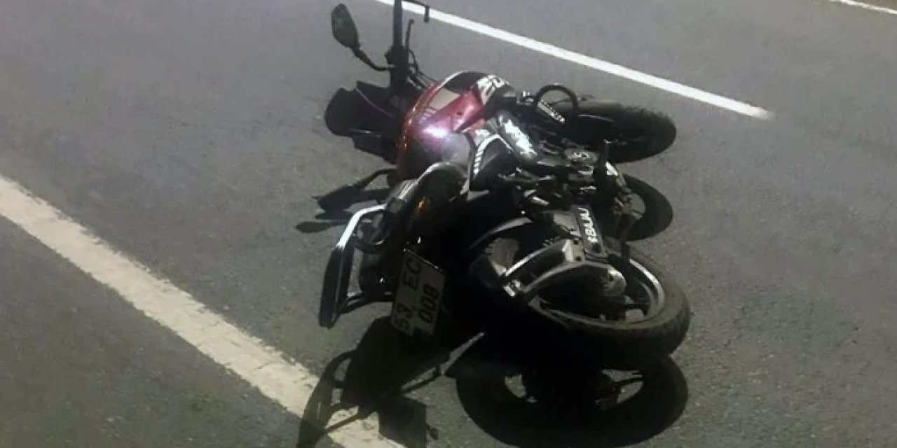 Rize'de feci kaza! Motosiklet sürücüsü can verdi