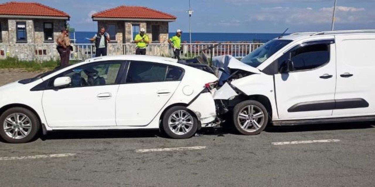 Rize'de trafik kazası! 1 ölü 5 yaralı