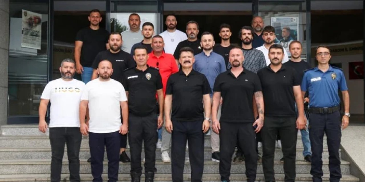 Trabzon Emniyeti'nden Trabzonspor taraftar gruplarıyla güvenlik toplantısı