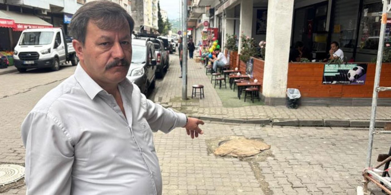 Trabzon'da kanalizasyon kokusuna Karadeniz usulü çözüm