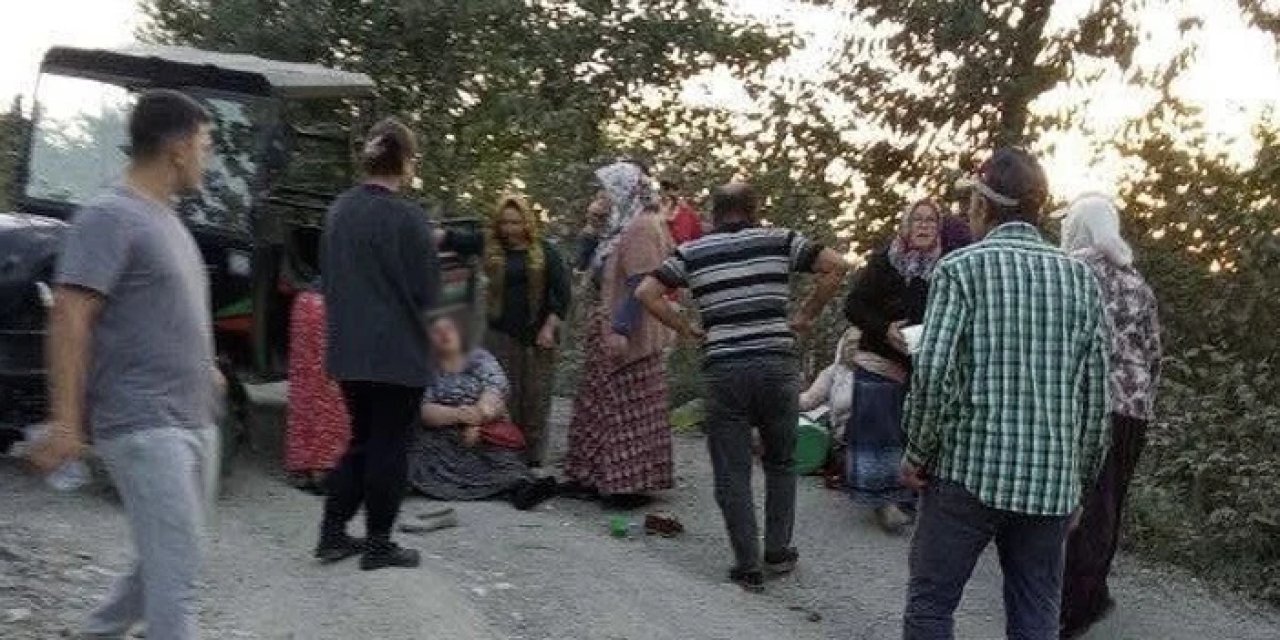 Ordu'da patpat devrildi! 2'si çocuk 6 yaralı