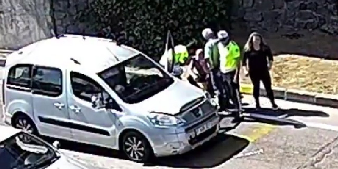 Trabzon'da kaza yapan öğrenciyi sınava polis ekipleri yetiştirdi!
