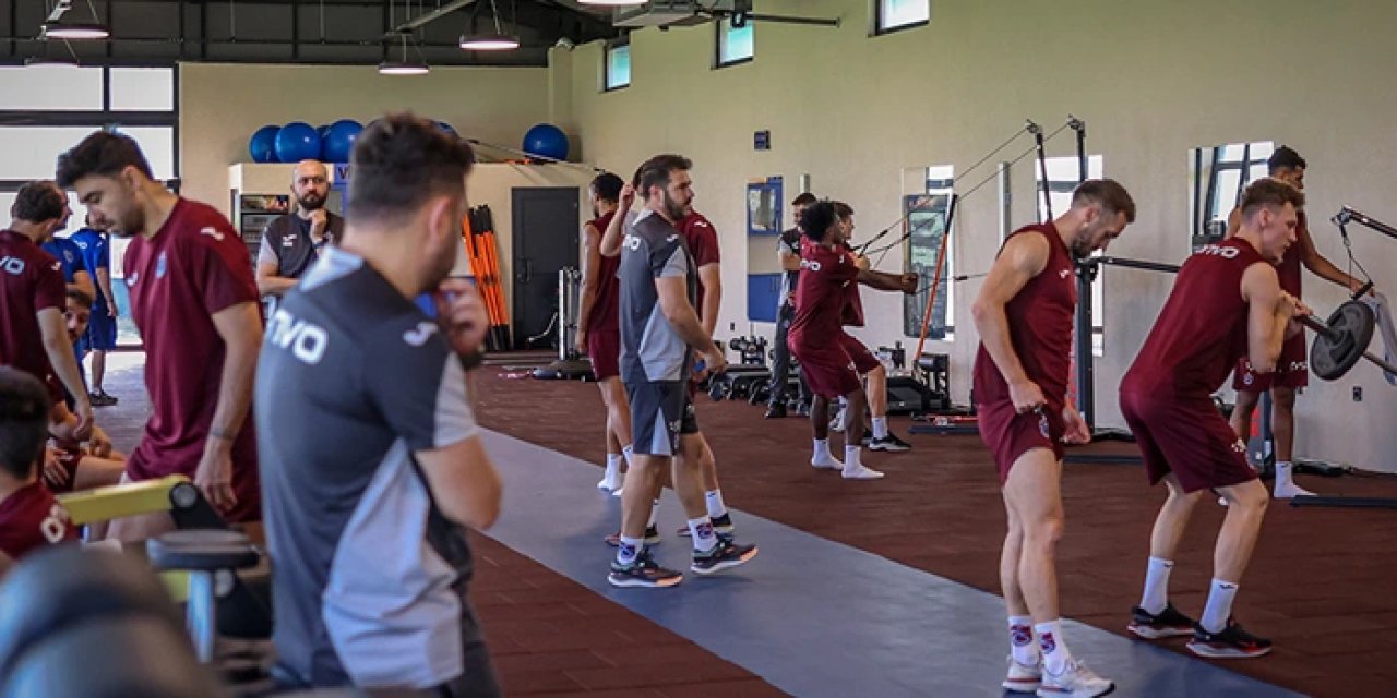 Trabzonspor Fenerbahçe'ye hazırlanıyor: Günün ilk çalışması tamamlandı