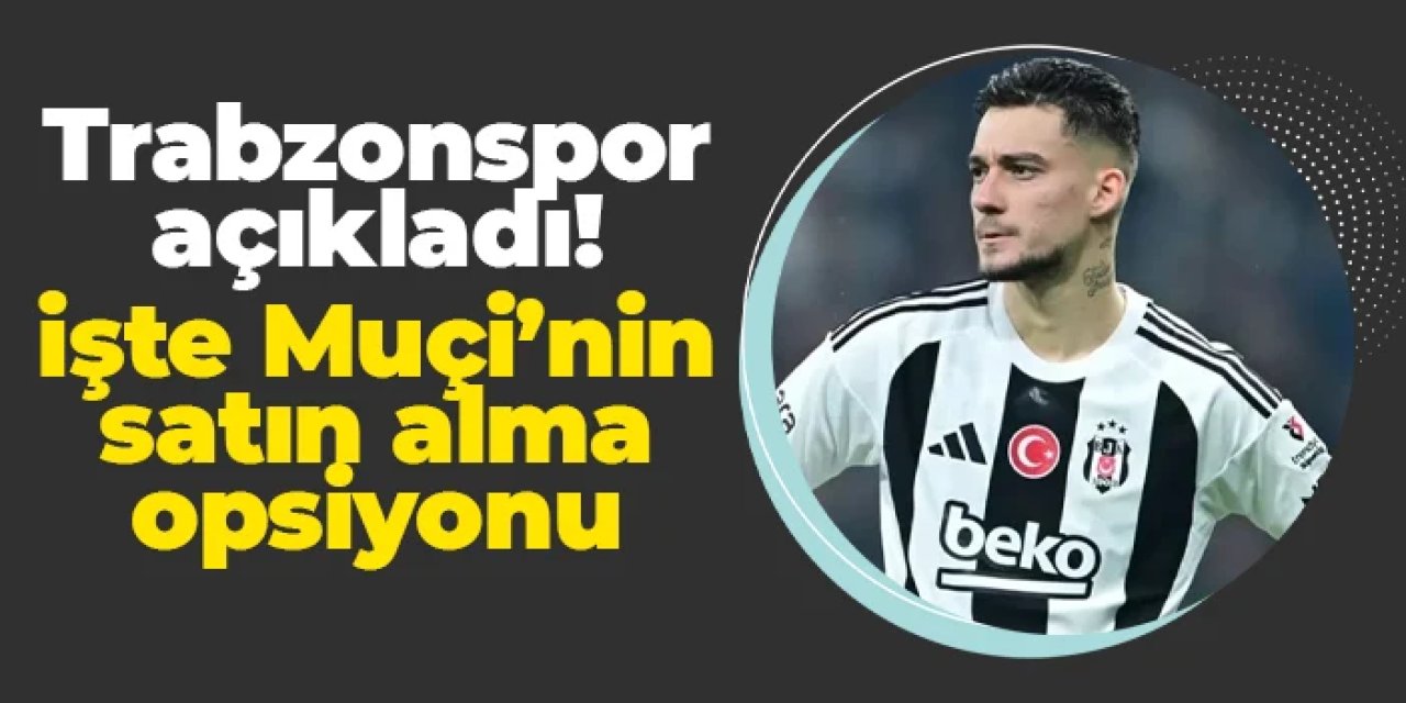 Ve Trabzonspor Ernest Muçi'yi duyurdu! İşte satın alma opsiyonu