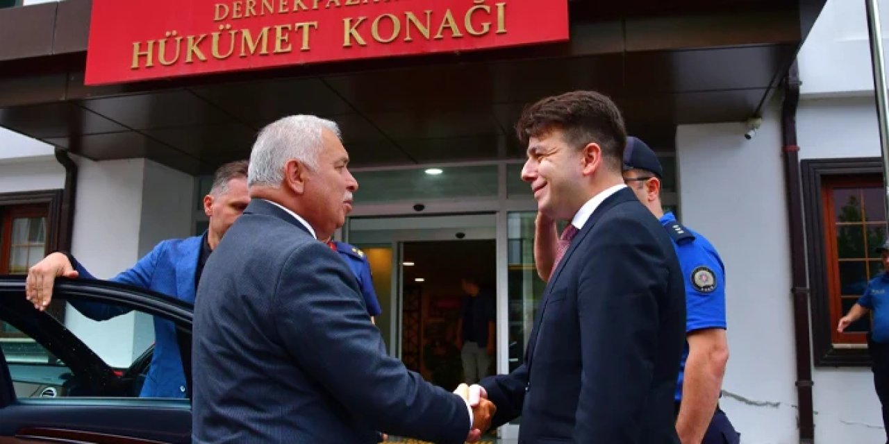 Trabzon Valisi Aziz Yıldırım'dan Dernekpazarı'na ziyaret