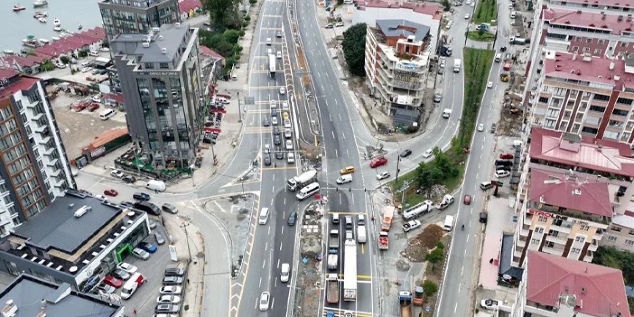 Trabzon'da sürücüler için çileye dönüşmüştü: Beklenen çalışma tamamlandı