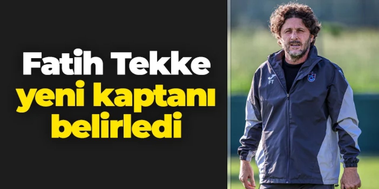 Trabzonspor'da kaptan belli oldu! Derbide pazubandı takacak
