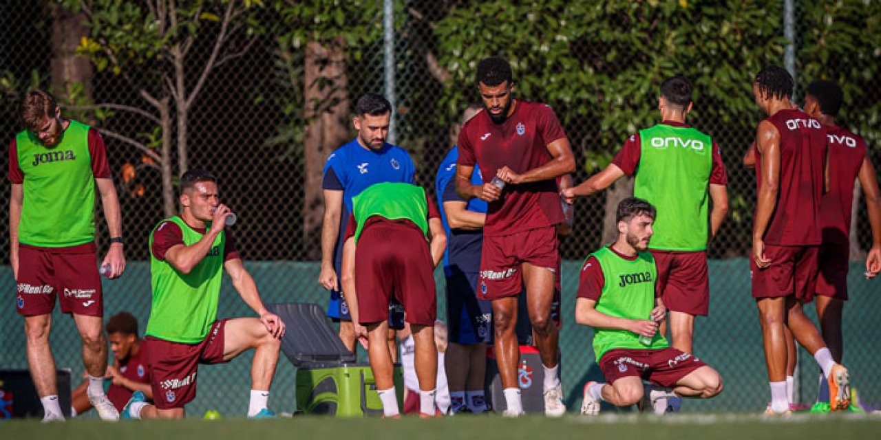 Trabzonspor'da Kasımpaşa maçı hazırlıkları hız kesmeden devam ediyor
