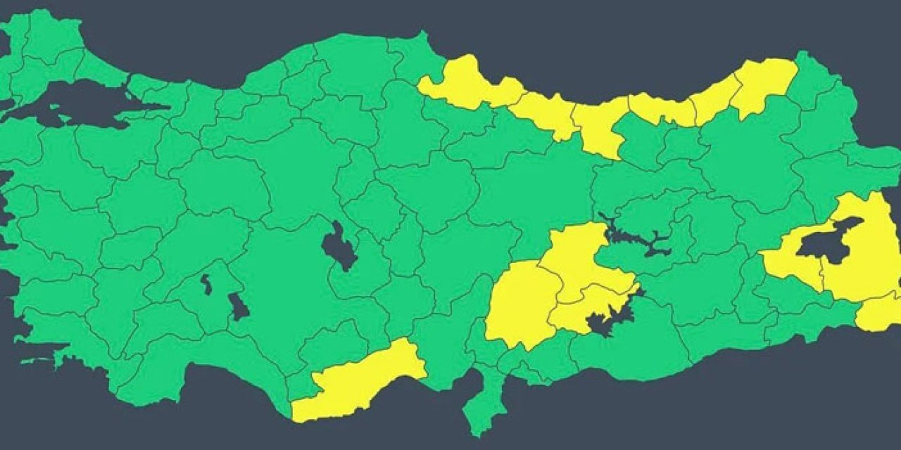 Bakanlıktan Trabzon'a 'sarı kod' uyarısı