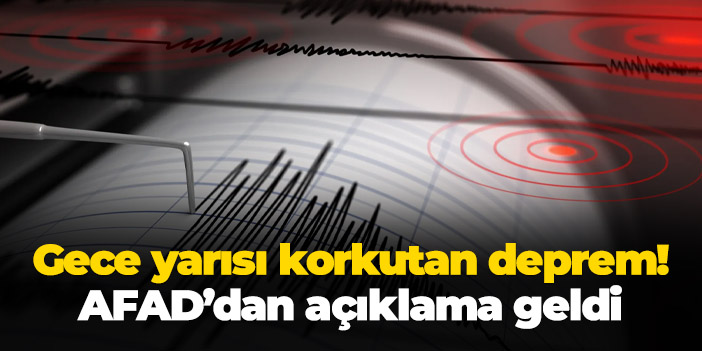 Kütahya Simav'da gece yarısı deprem!