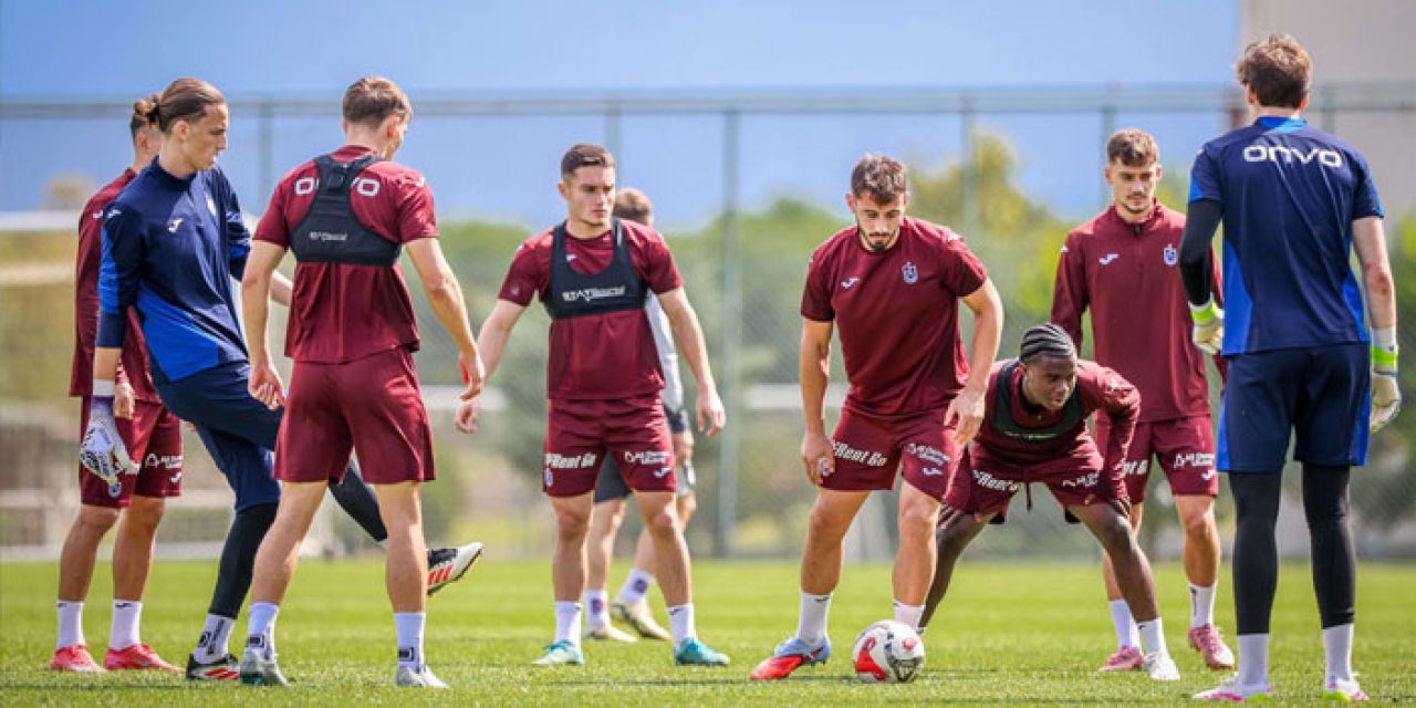 Trabzonspor ara vermeden Fatih Karagümrük maçı hazırlıklarına başladı