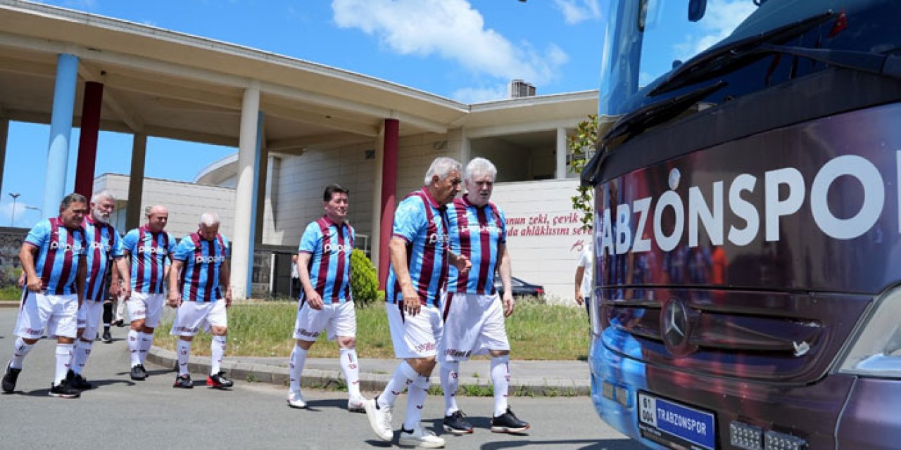 Trabzon'da bordo-mavili efsaneler ölümsüz isimler için sahaya çıktı