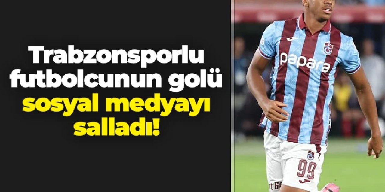 Trabzonsporlu Augusto'nun antrenmandaki golü sosyal medyayı salladı