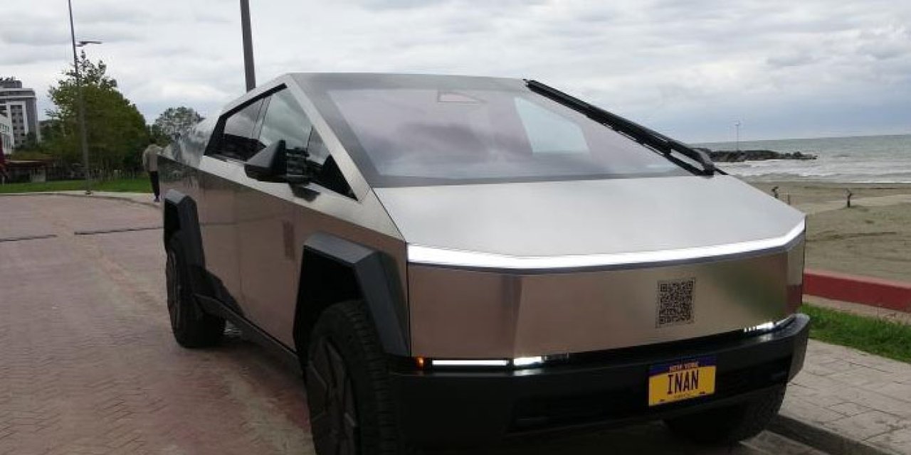 Cybertruck ile çay taşıdı! Karadeniz'de dağ tepe demeden gezdi