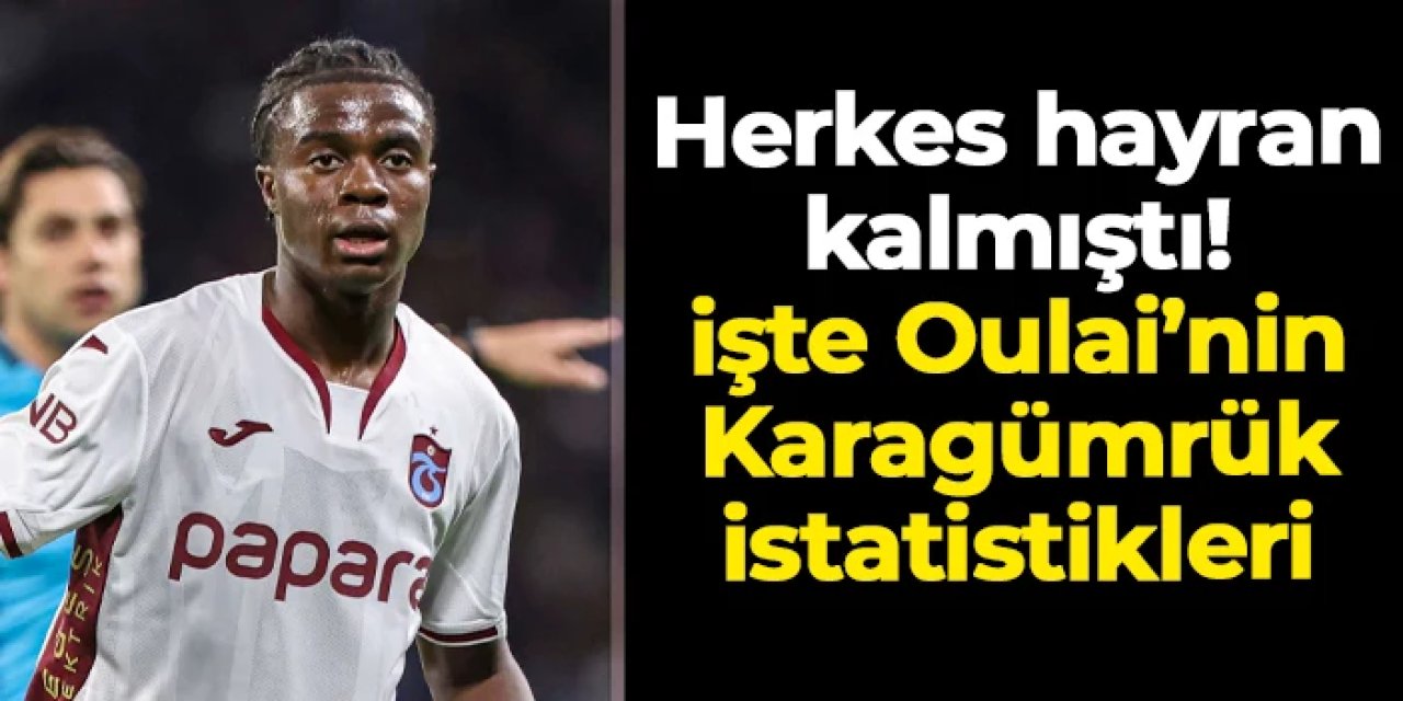 Herkes hayran kalmıştı: İşte Christ Oulai'nin Karagümrük maçı istatistikleri