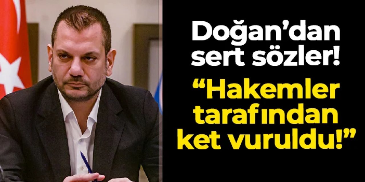 Trabzonspor'da Başkan Doğan sert konuştu! "Hakemler tarafından ket vuruldu"