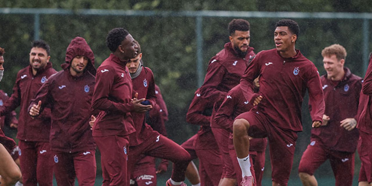 Trabzonspor'da Kayserispor maçı hazırlıkları tam gaz devam ediyor