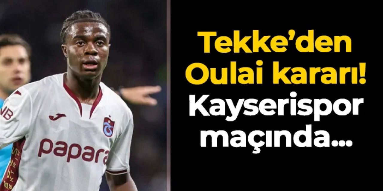 Taraftarları heyecanlandırmıştı! Fatih Tekke'den Oulai kararı