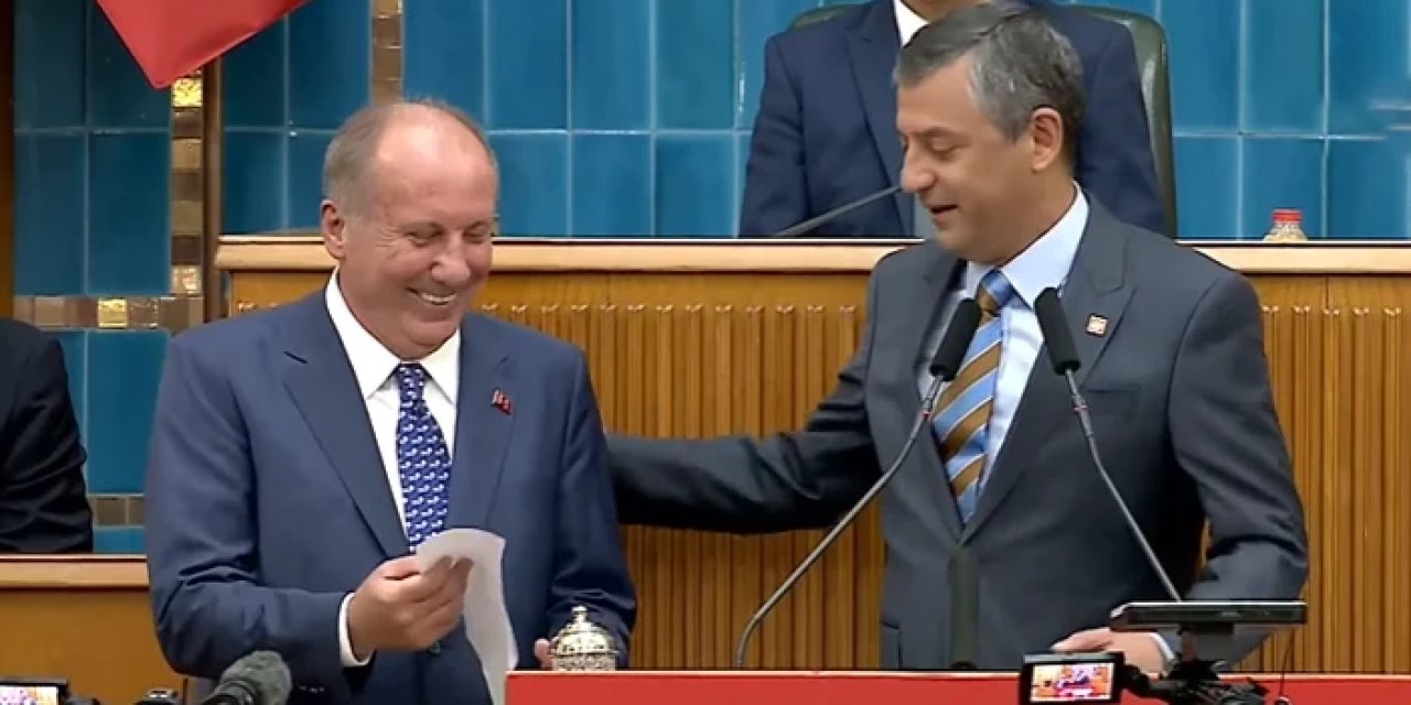 Memleket Partisi Genel Başkanı Muharrem İnce CHP'ye katıldı