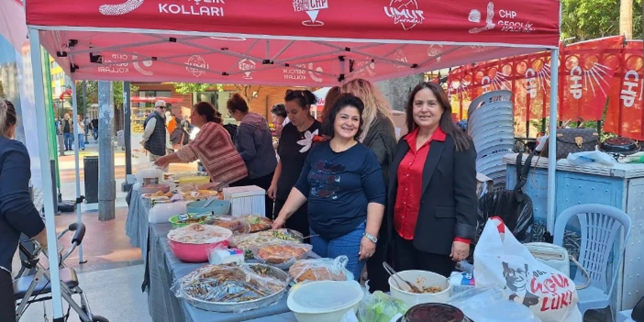 Trabzon'da CHP’li kadınlardan kız çocuklarının eğitimi için kermes