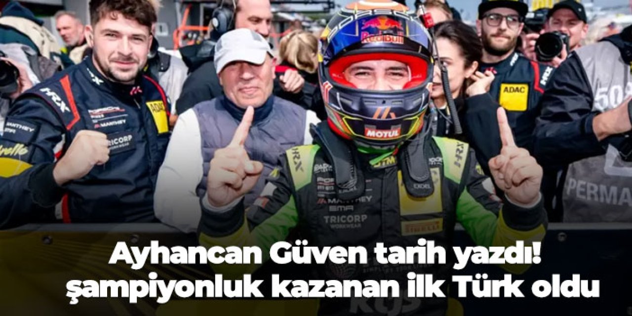 Ayhancan Güven tarih yazdı! DTM’de şampiyonluk kazanan ilk Türk oldu