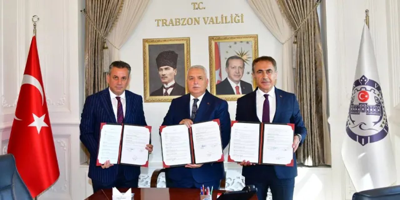 Trabzon'da spor altyapısı için önemli protokol!