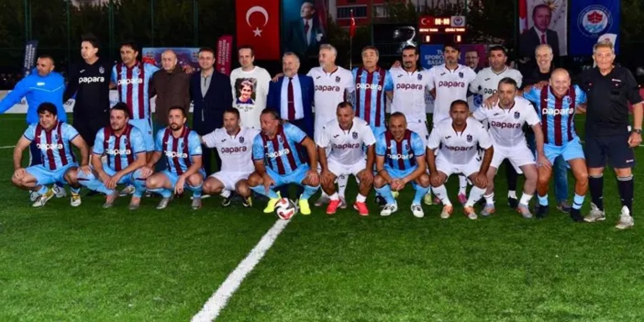 Trabzonspor'un efsaneleri Emir Yuşa için sahada: Finalistler belli oldu