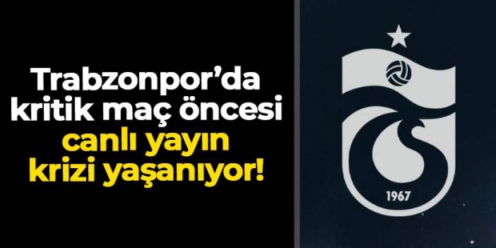 Trabzonspor'da canlı yayın krizi! HJK Helsinki maçının yayıncısı yok