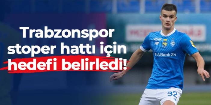 Trabzonspor stoper hattını güçlendirecek: Taras Mykhavko hedefte
