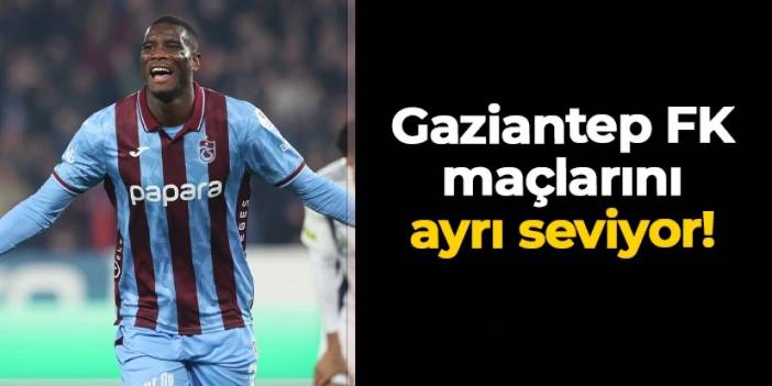 Trabzonspor'da Paul Onuachu Gaziantep FK maçlarını seviyor! 3 maçta 4 gol