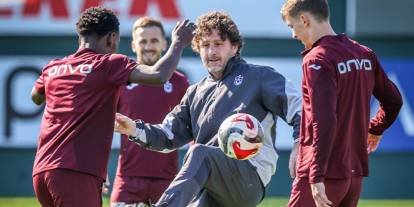 Trabzonspor'da Galatasaray mesaisi keyifli başladı
