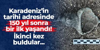 Gümüşhane'de Satala Antik Kenti'nde 150 yıl sonra ikinci büst bulundu