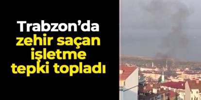 Trabzon'da zehir saçan işletme tepki çekti
