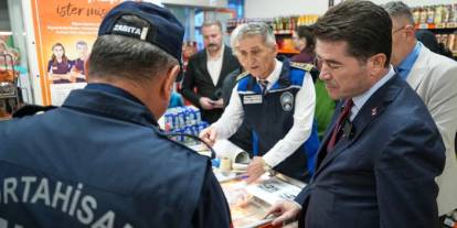 Ortahisar Belediyesi ekiplerinden tavuk satan işletmelere denetim