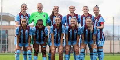 Trabzonspor Kadın Futbol Takımı'ndan Antalya'ya gol yağmuru