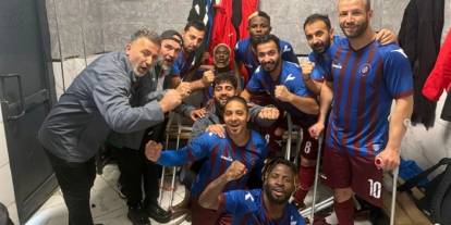 Trabzon Büyükşehir Ampute takımı Sakarya engelini 1-0 ile geçti