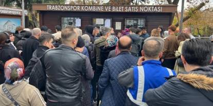 Trabzonspor'da Beşiktaş maçı biletlerine hücum! Taraftarlar takıma inanıyor