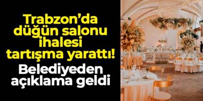 Vafkıkebir Belediyesi'nden tartışma yaratan düğün salonu ihalesi için açıklama!