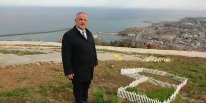 Trabzon'da deniz manzaralı mezarlık için yarışıyorlar!